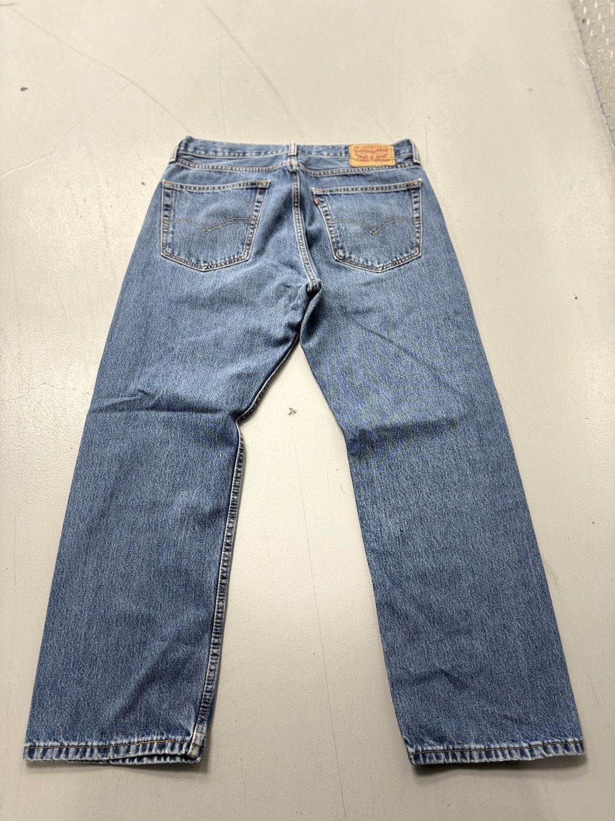 Levi's Vintage Levis 505 Jeans Zipper Fly Made in Egypt 36x29 Size US 36 / EU 52 - 3 Thumbnail