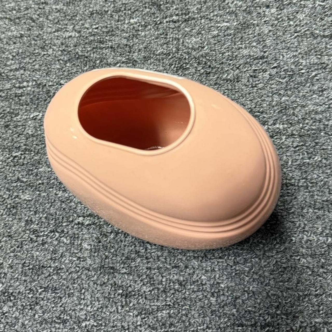 Designer Pink Plastic Round Vase Size ONE SIZE - 2 Thumbnail
