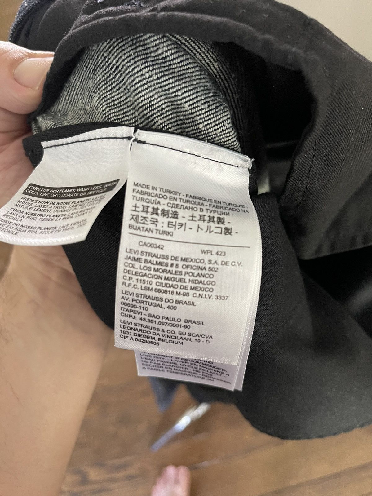 Levi's Made & Crafted Levi’s Made & Crafted Cotton/Silk Denim Trouser. Sz 32 Size US 32 / EU 48 - 5 Thumbnail