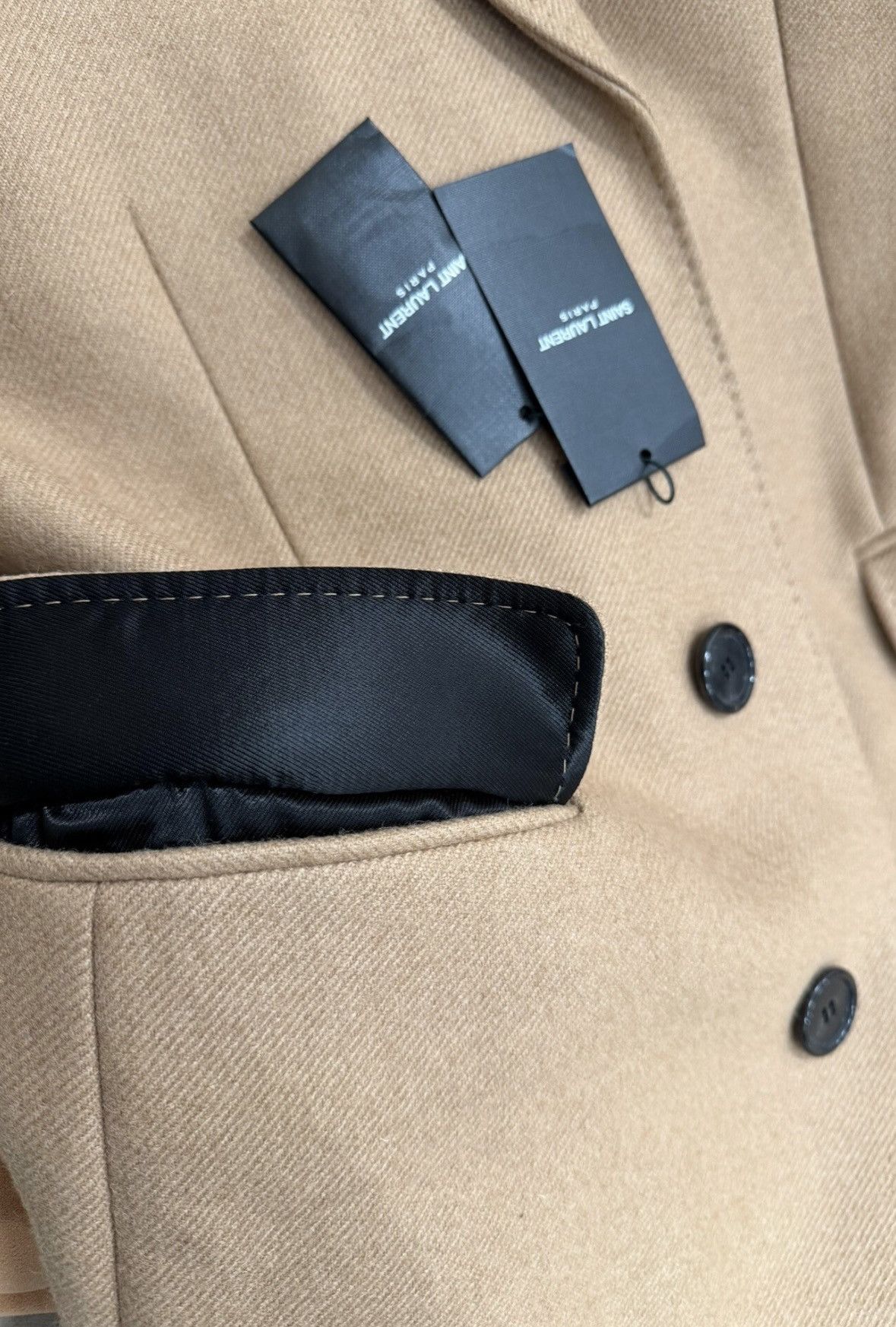 Saint Laurent Paris Saint Laurent SLP 2016FW Camel Hair Camel Chesterfield Coat Size US M / EU 48-50 / 2 - 4 Thumbnail