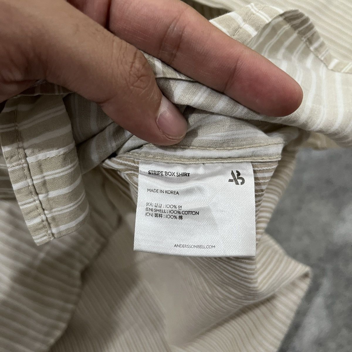 Andersson Bell Andersson Bell Stripe Box Shirt Size US M / EU 48-50 / 2 - 5 Thumbnail