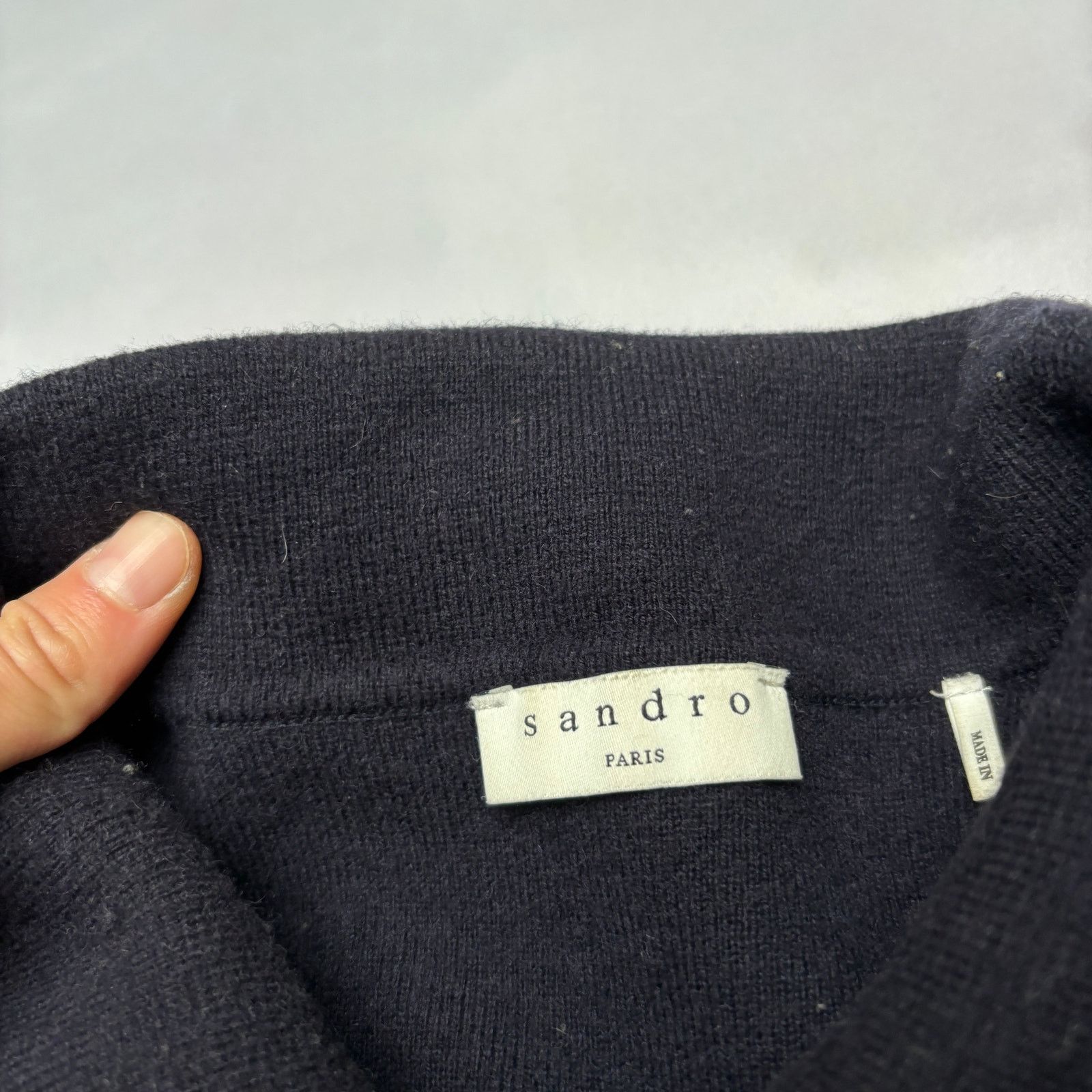 Sandro Sandro Paris Cardigan With Polo Collar Sweater Men's Large Size US L / EU 52-54 / 3 - 4 Thumbnail