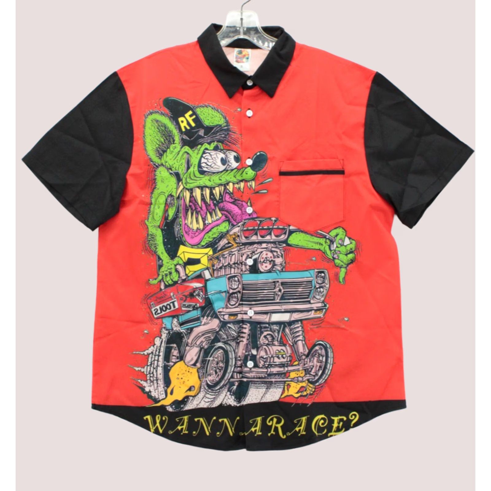 Etro Daddyloco Shirt Mens Small Rat Fink Retro Hot Rod Vibrant Graphic Statement Size US S / EU 44-46 / 1 - 1 Thumbnail