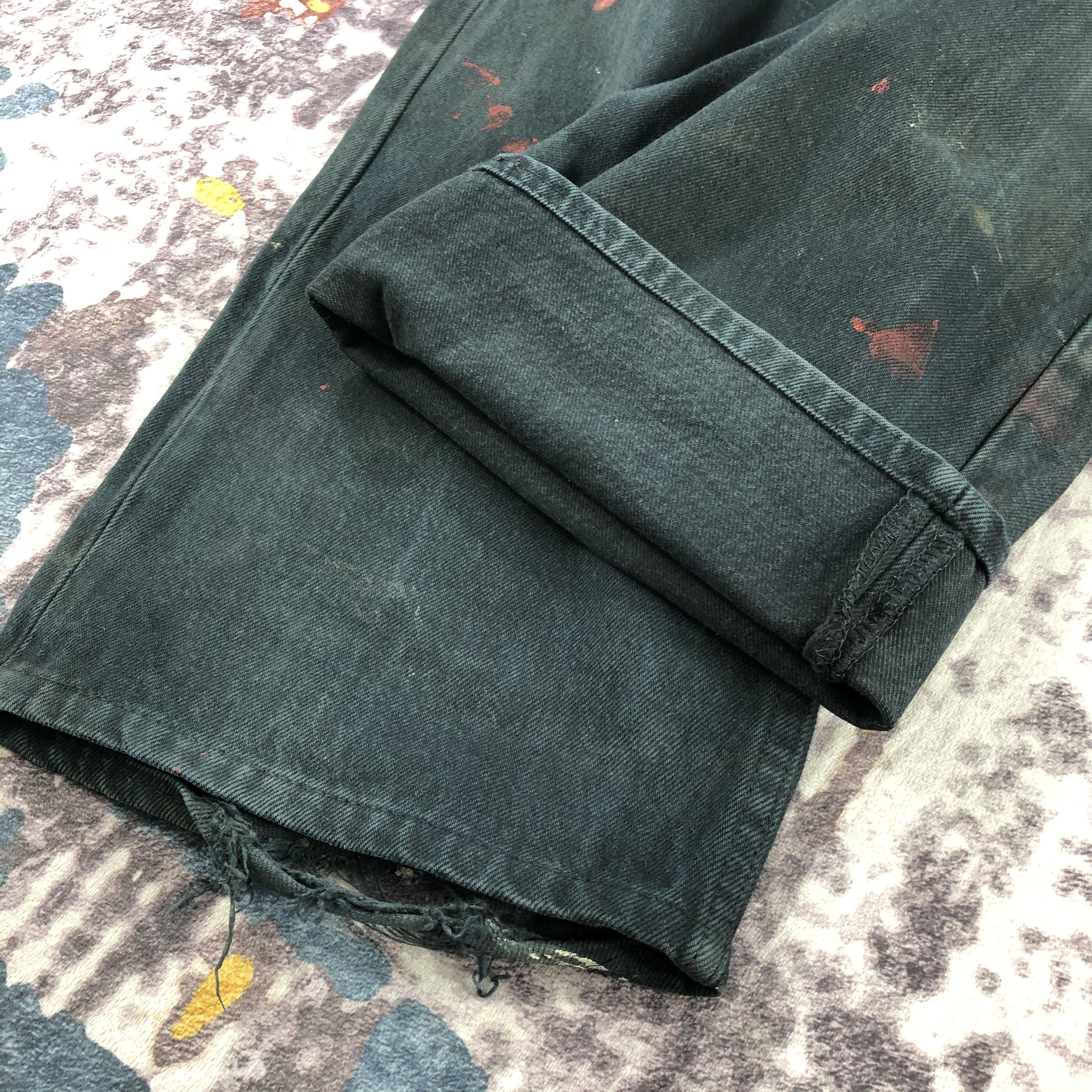 Levi's × Vintage Vintage 90s Levis 501 Painter Jeans-JM2641 Size US 37 - 7 Thumbnail