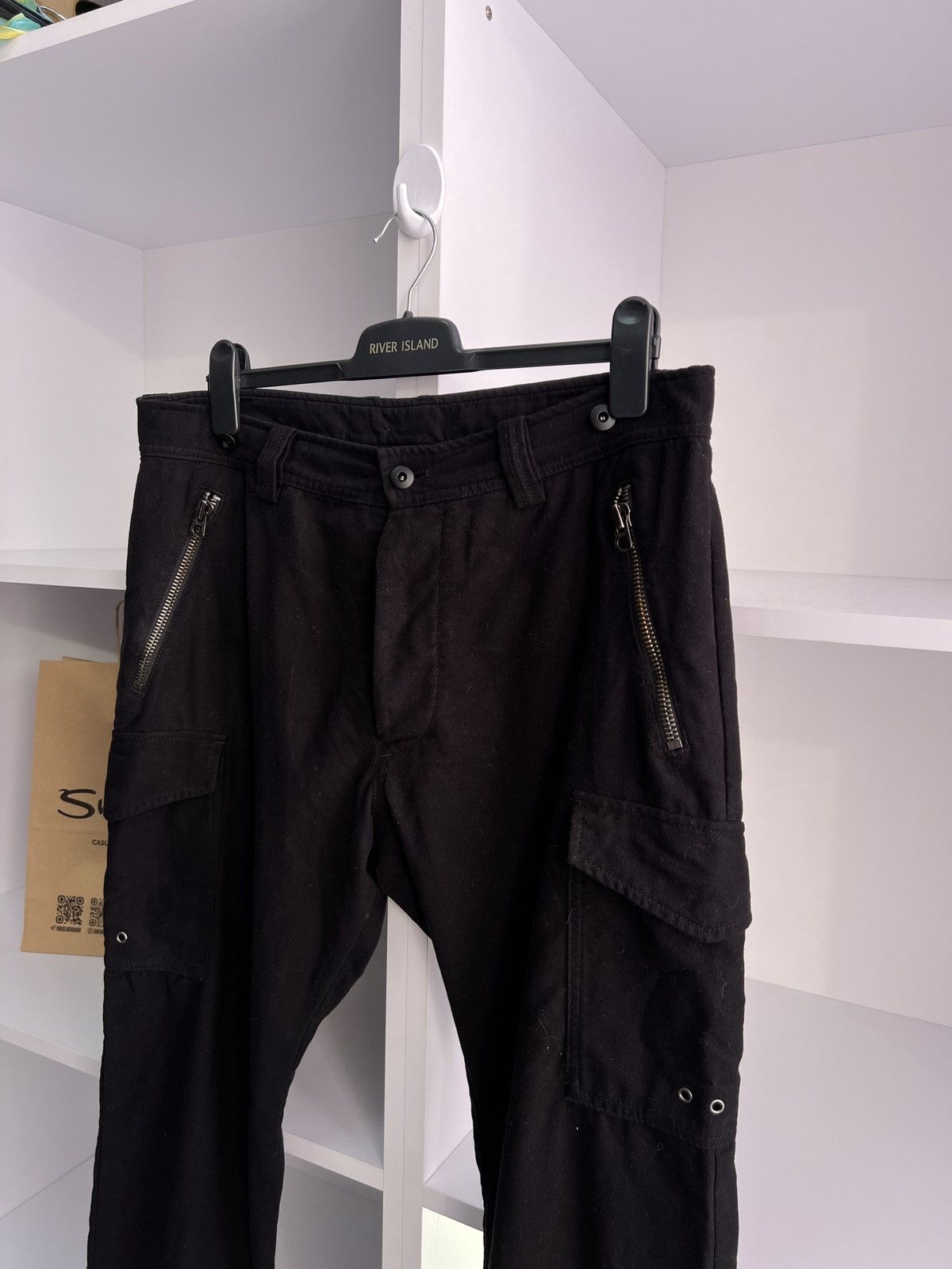 Diesel × Vintage Vintage Diesel Black Archival Japanese Style Pants Size US 34 / EU 50 - 5 Thumbnail