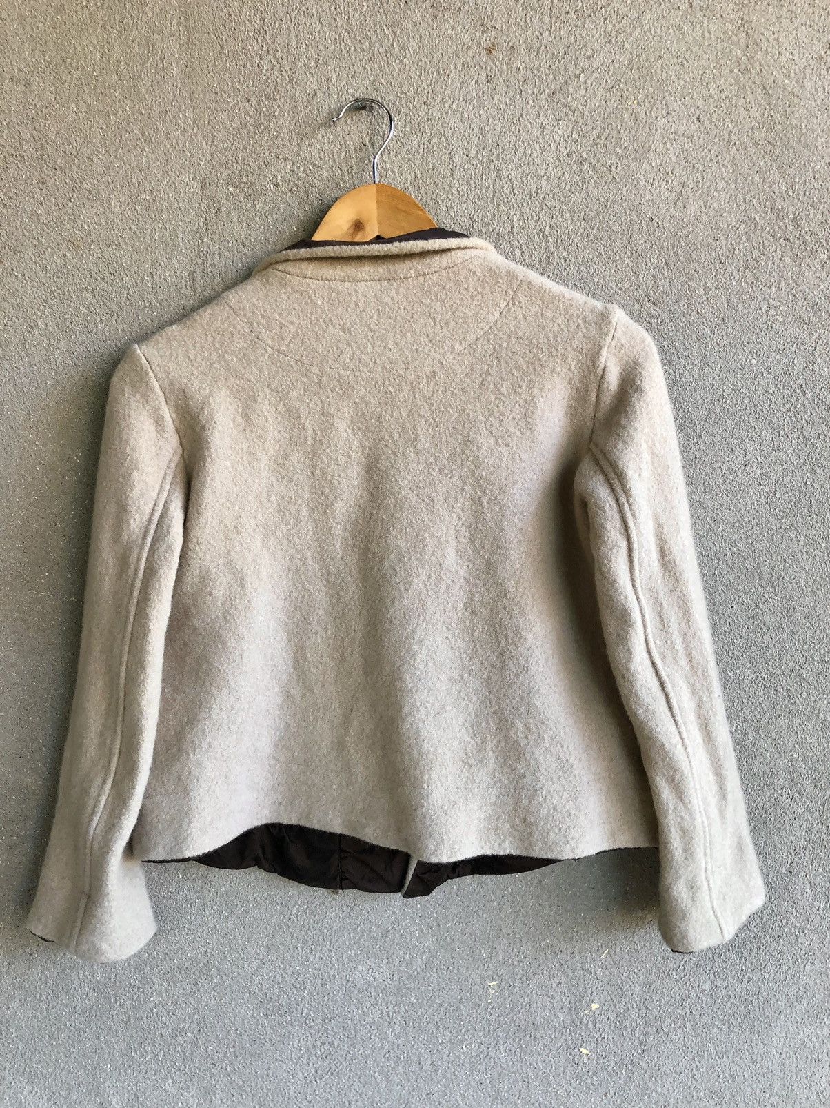 Issey Miyake Vintage Issey Miyake Plantation wool jacket Size S / US 4 / IT 40 - 2 Thumbnail