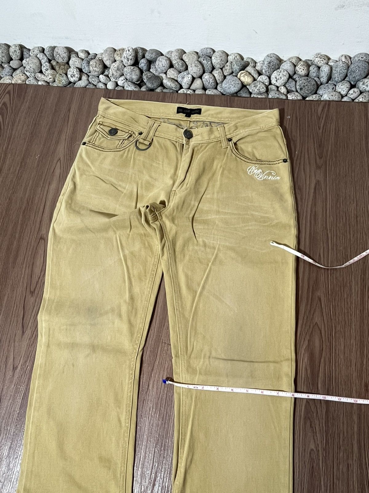 In The Attic × Japanese Brand In The Attic Back Embroidery Suede Pants Size US 33 - 19 Thumbnail