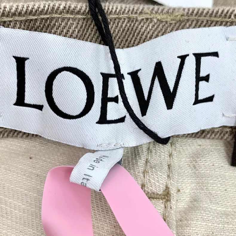 Loewe Loewe Oatmeal cotton tassel casual denim shorts Size XS / US 0-2 / IT 36-38 - 6 Thumbnail