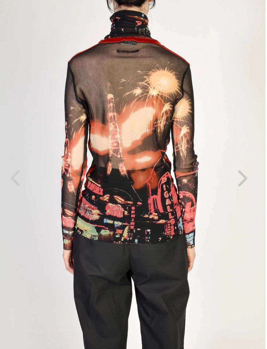 Jean Paul Gaultier Mesh Eiffel Tower top. Small Size S / US 4 / IT 40 - 8 Thumbnail