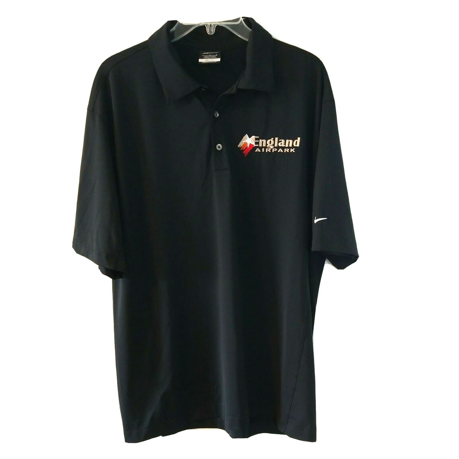 Nike Nike Golf Dri-Fit Golf Polo Shirt Men Size L Black Short Slv Size US L / EU 52-54 / 3 - 2 Thumbnail
