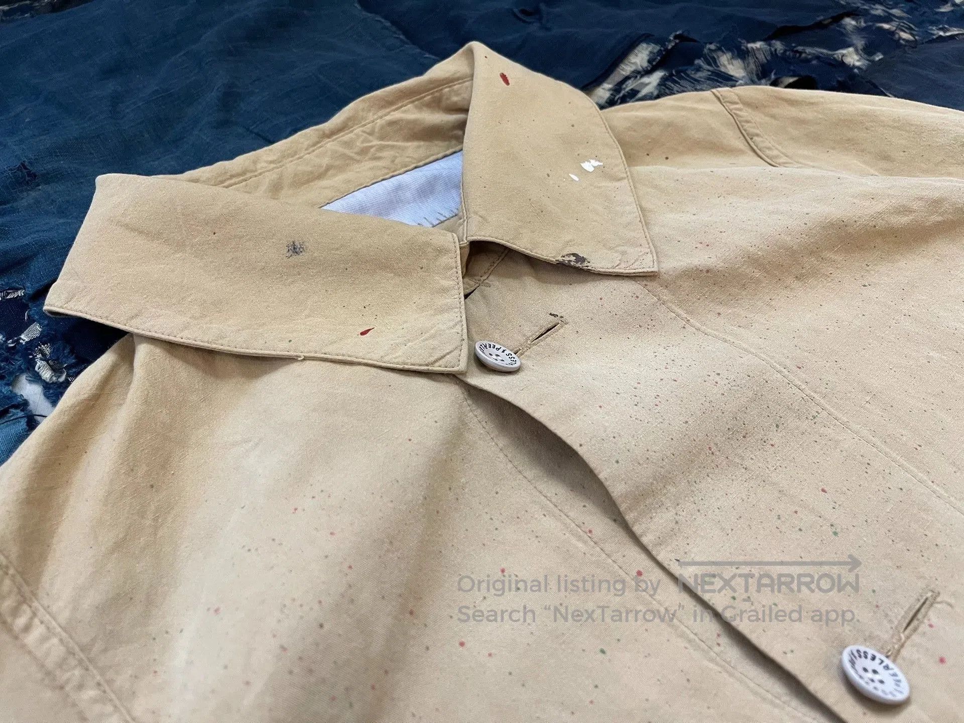 Visvim VISVIM 18AW Grease Monkey Paint Splatter Coat. Size US S / EU 44-46 / 1 - 4 Thumbnail