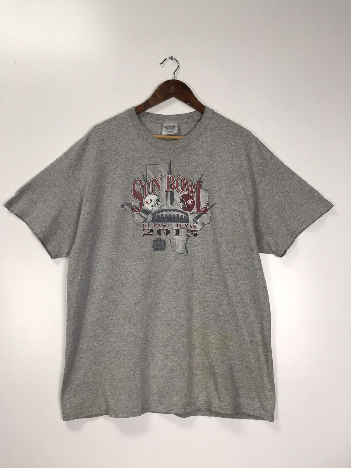 NFL Vintage 2015 Sun Bowl El Paso Texas Tee Size US XL / EU 56 / 4 - 2 Thumbnail
