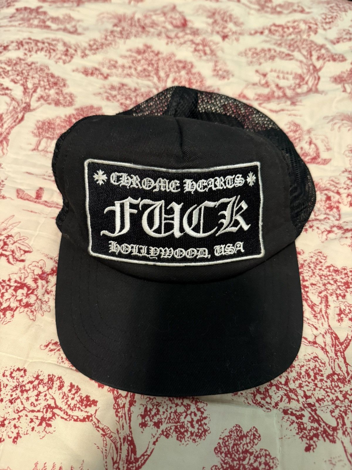 Chrome Hearts Chrome Hearts Vintage Fuck Trucker Hat | Grailed