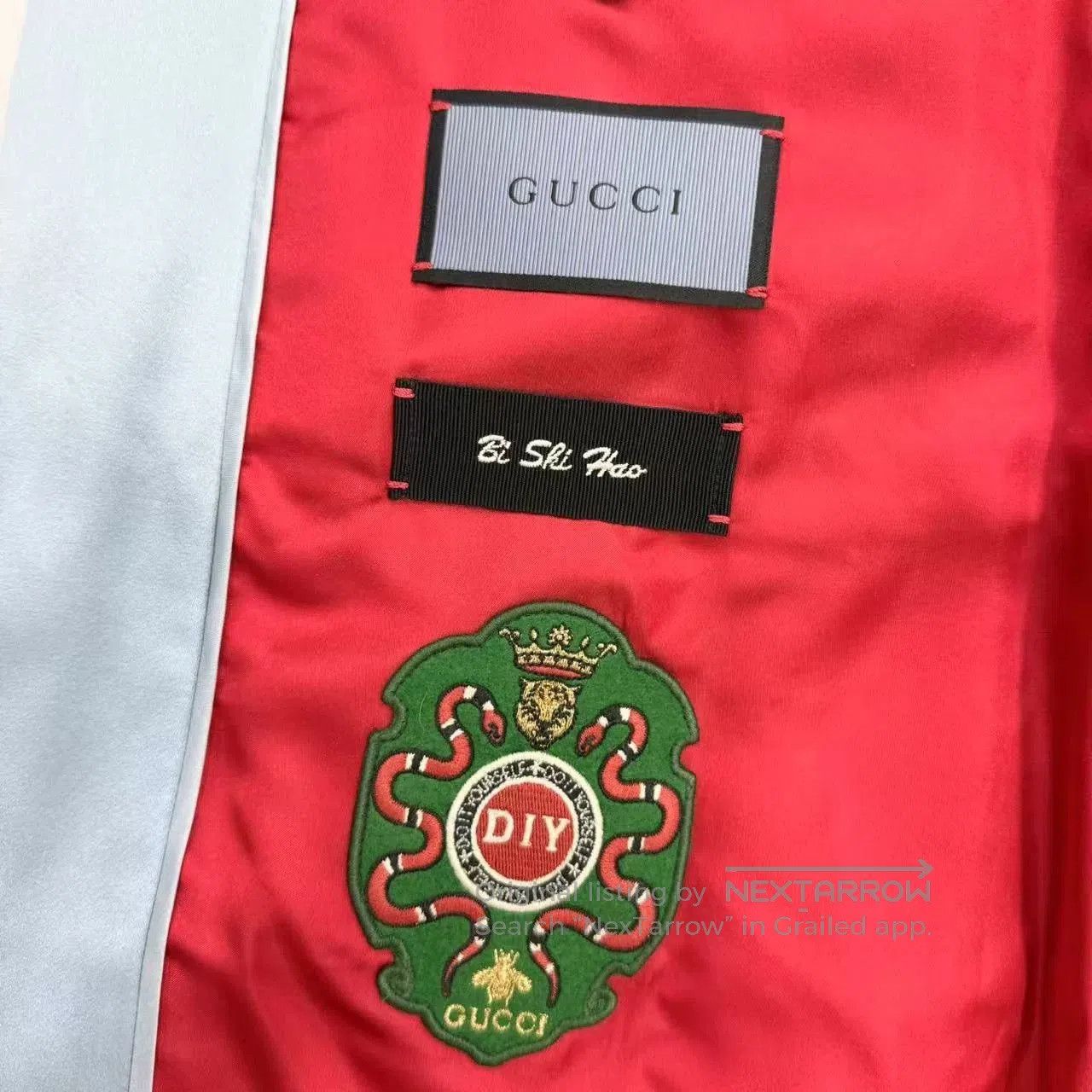Gucci Gucci Runway Embroidered Silk Bomber Jacket. Size US L / EU 52-54 / 3 - 5 Thumbnail