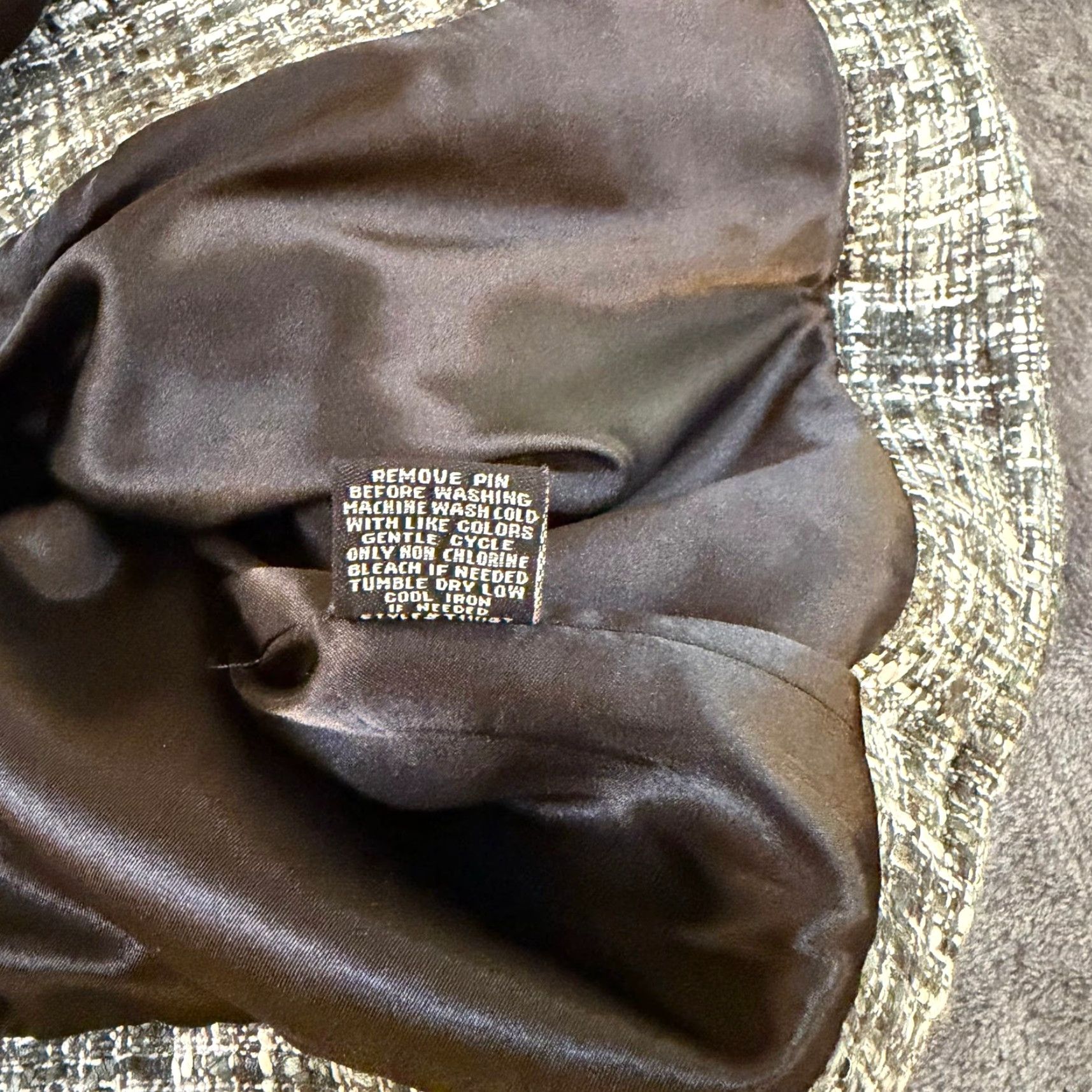 Vintage Maurices Black Trim Tweed Jacket Career Business Work Blazer Womens Medium Size M / US 6-8 / IT 42-44 - 6 Thumbnail