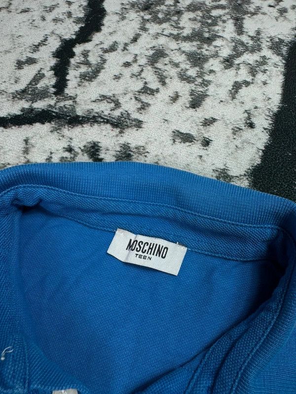 Moschino Moschino longsleeve polo shirt blue XS Size US XS / EU 42 / 0 - 4 Thumbnail
