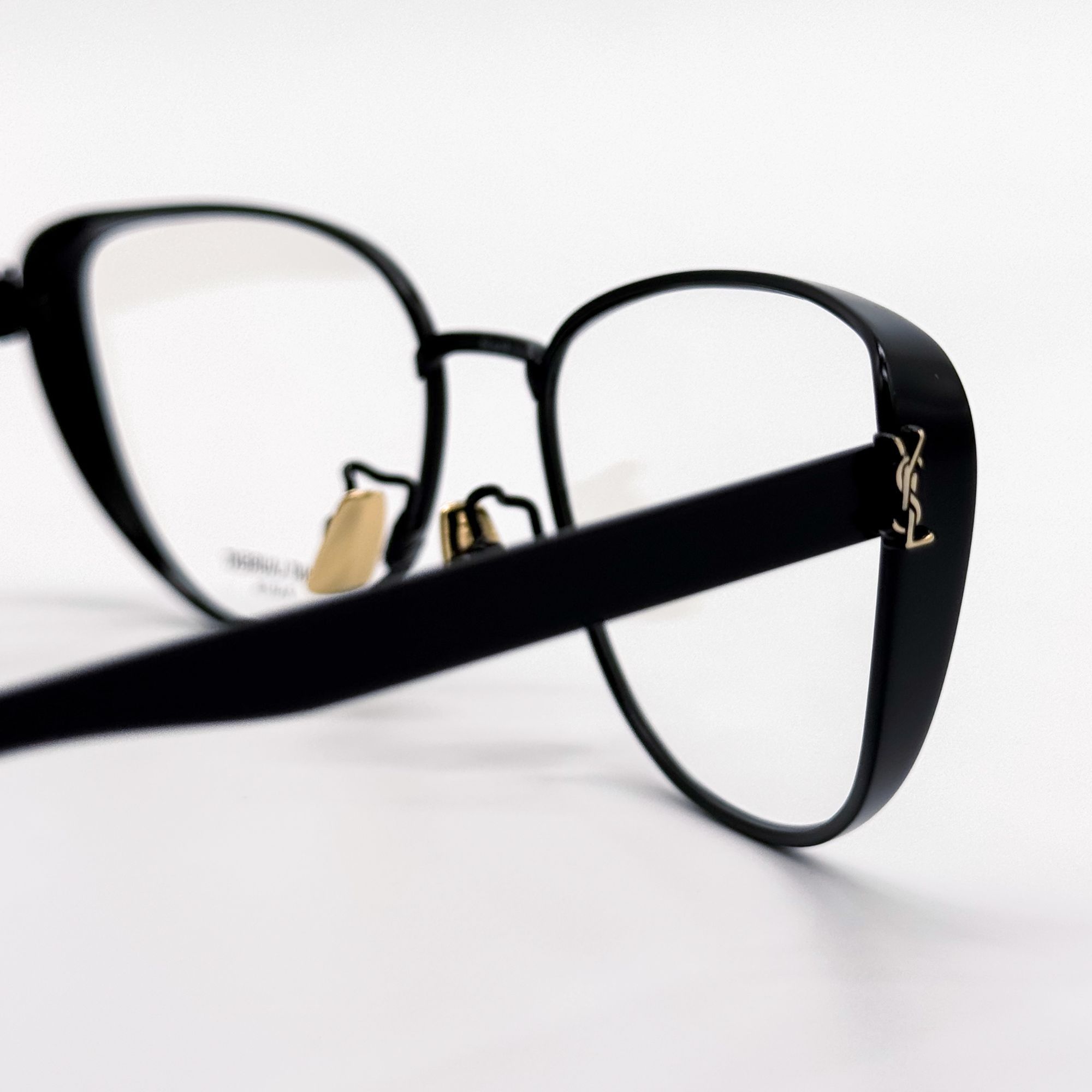 Saint Laurent Paris NEW SAINT LAURENT EYEGLASSES SLM92 003 WOMEN CAT EYE BLACK E Size ONE SIZE - 6 Thumbnail
