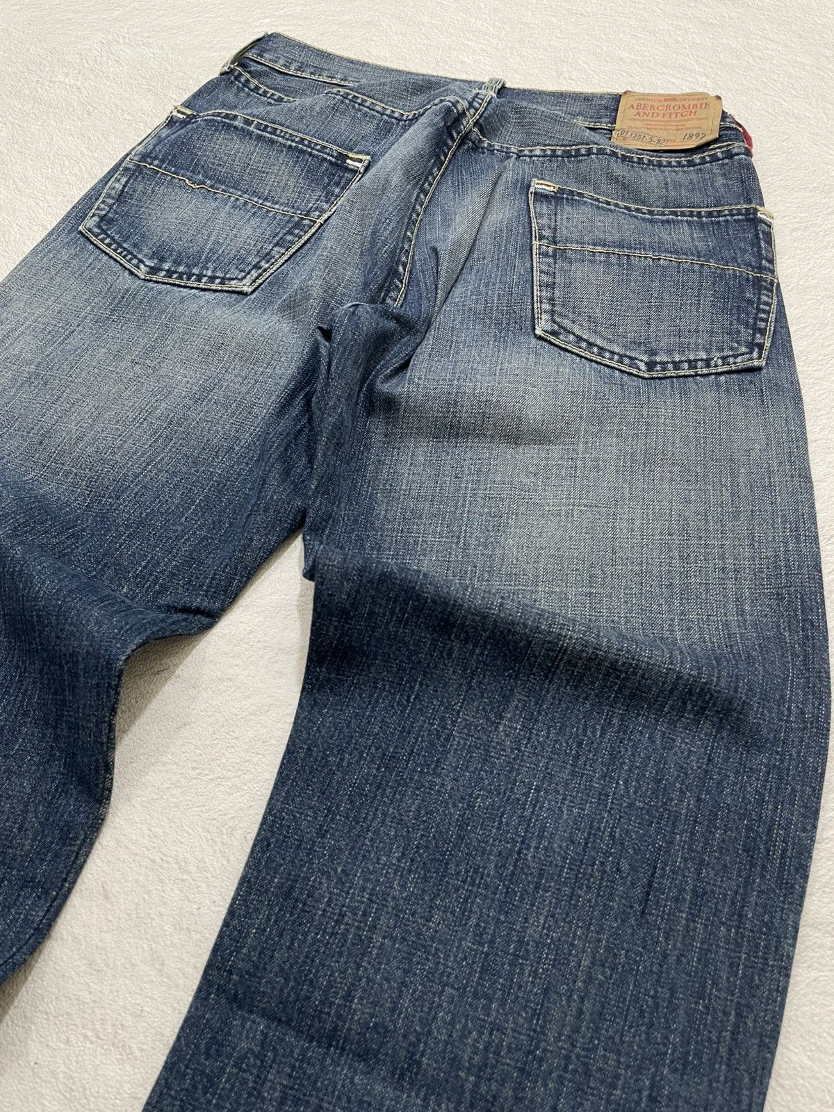 Japanese Brand 2000s Abercrombie Vintage Denim Washed Jeans Y2K Size US 30 / EU 46 - 8 Thumbnail
