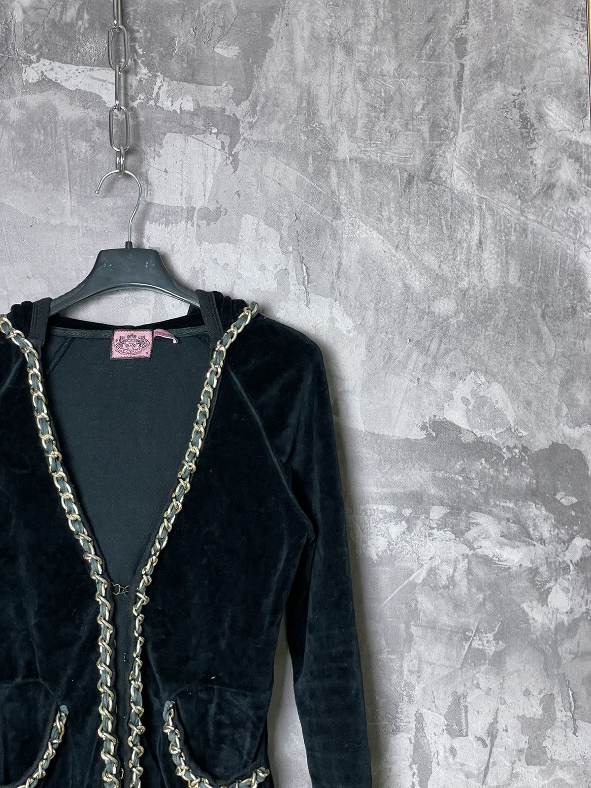 Juicy Couture × Vintage Juicy Couture vintage velvet zip-up hoodie Size M / US 6-8 / IT 42-44 - 3 Thumbnail