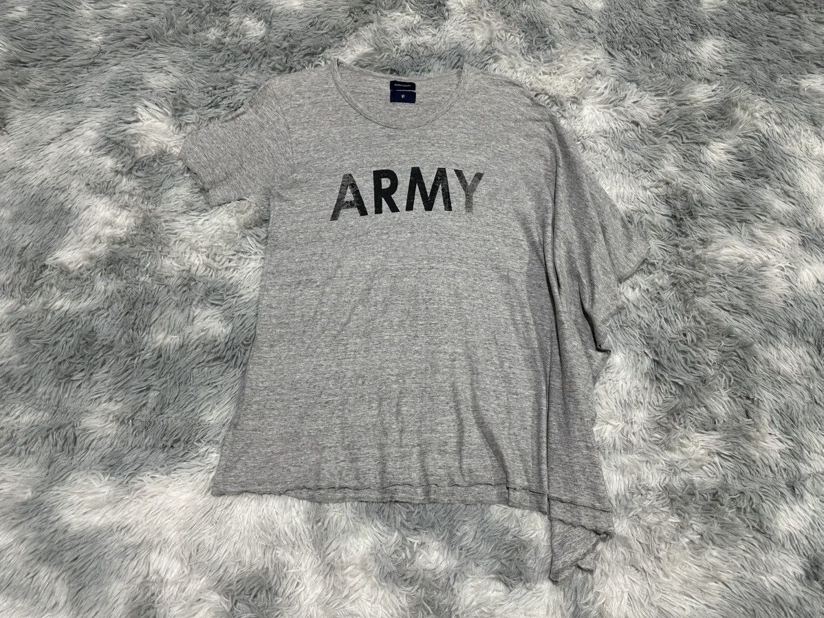 Maison MIHARA YASUHIRO 🔥Rare Mihara Yasuhiro Asymmetric Extended Army Shirt Cut Sew Size US S / EU 44-46 / 1 - 4 Thumbnail