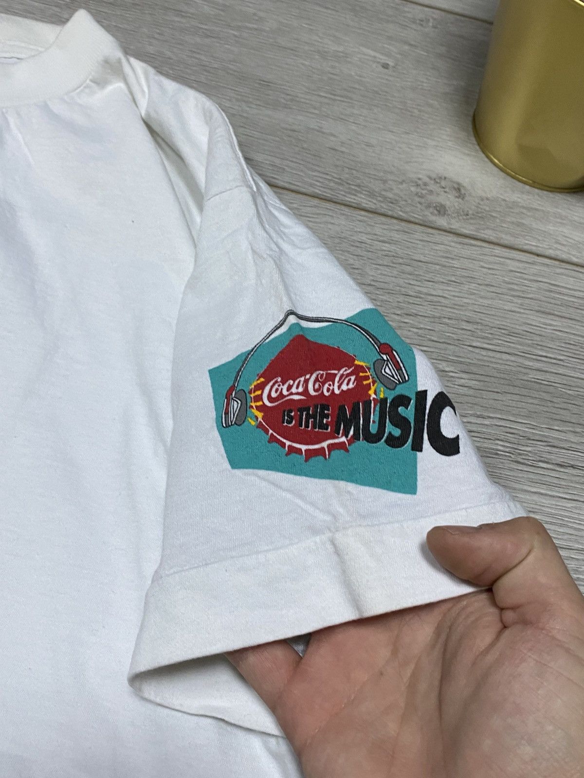 Coca Cola Vintage 1993 Coca Cola Is The Music Promo Tee (Coca Cola) Size US XL / EU 56 / 4 - 3 Thumbnail