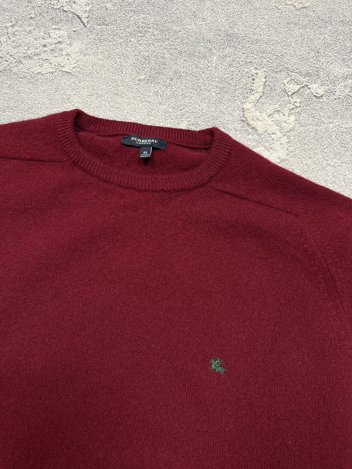 Burberry Vintage Burberry Wool Sweater Size US XL / EU 56 / 4 - 6 Thumbnail