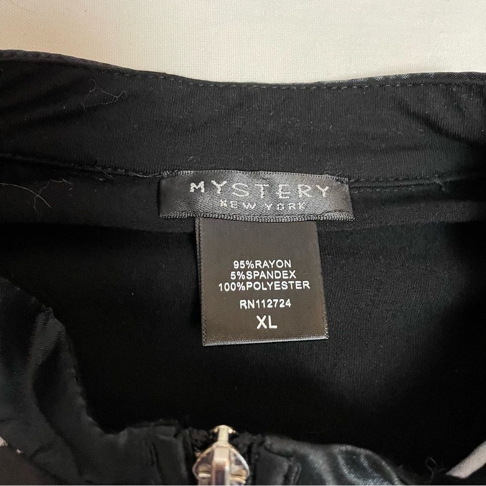 Other Mystery New York Zip Rayon Jacket Size XL Size XL / US 12-14 / IT 48-50 - 8 Thumbnail