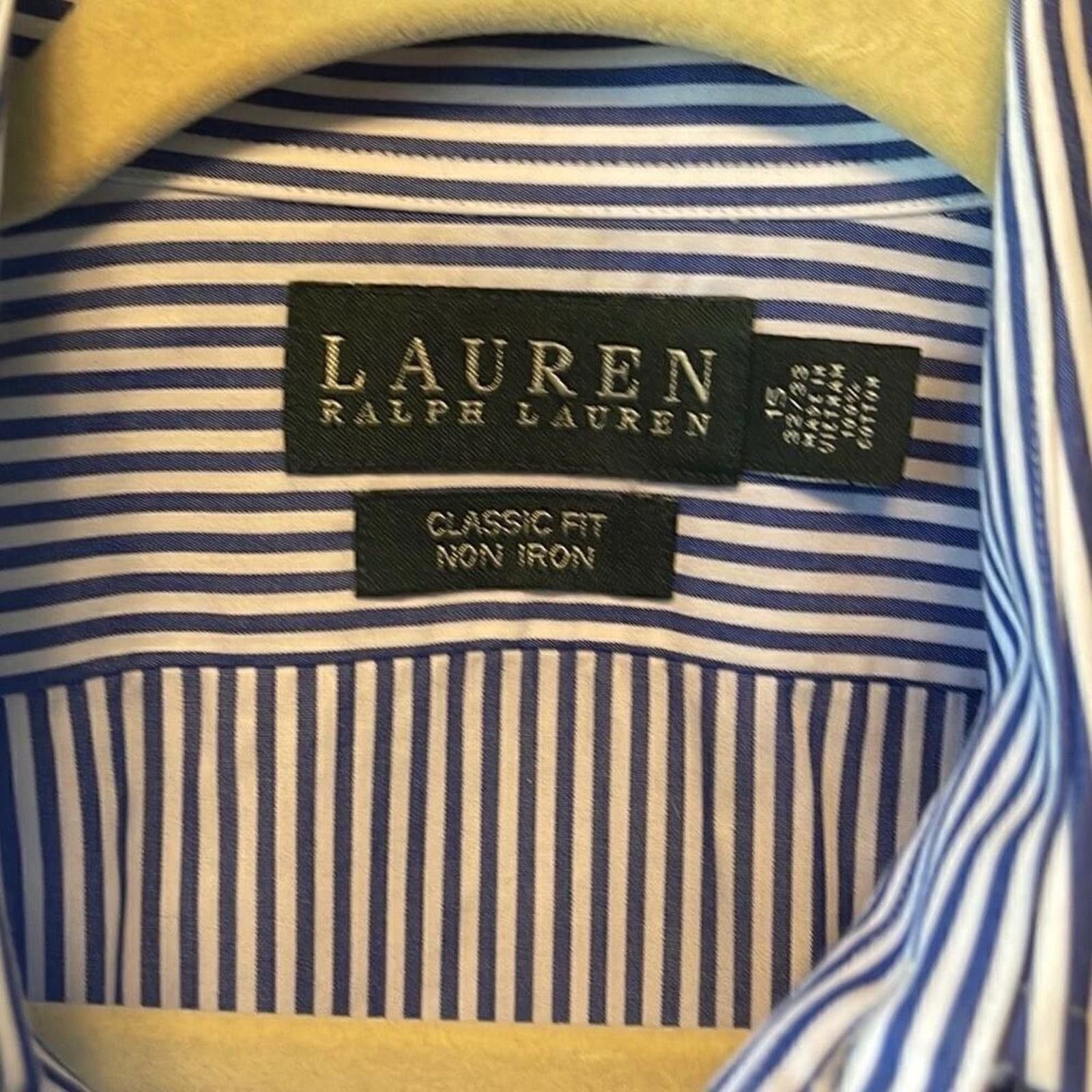 Lauren Ralph Lauren Men’s Ralph Lauren classic fit non-iron dress shirt size 15 Size 36R - 4 Thumbnail