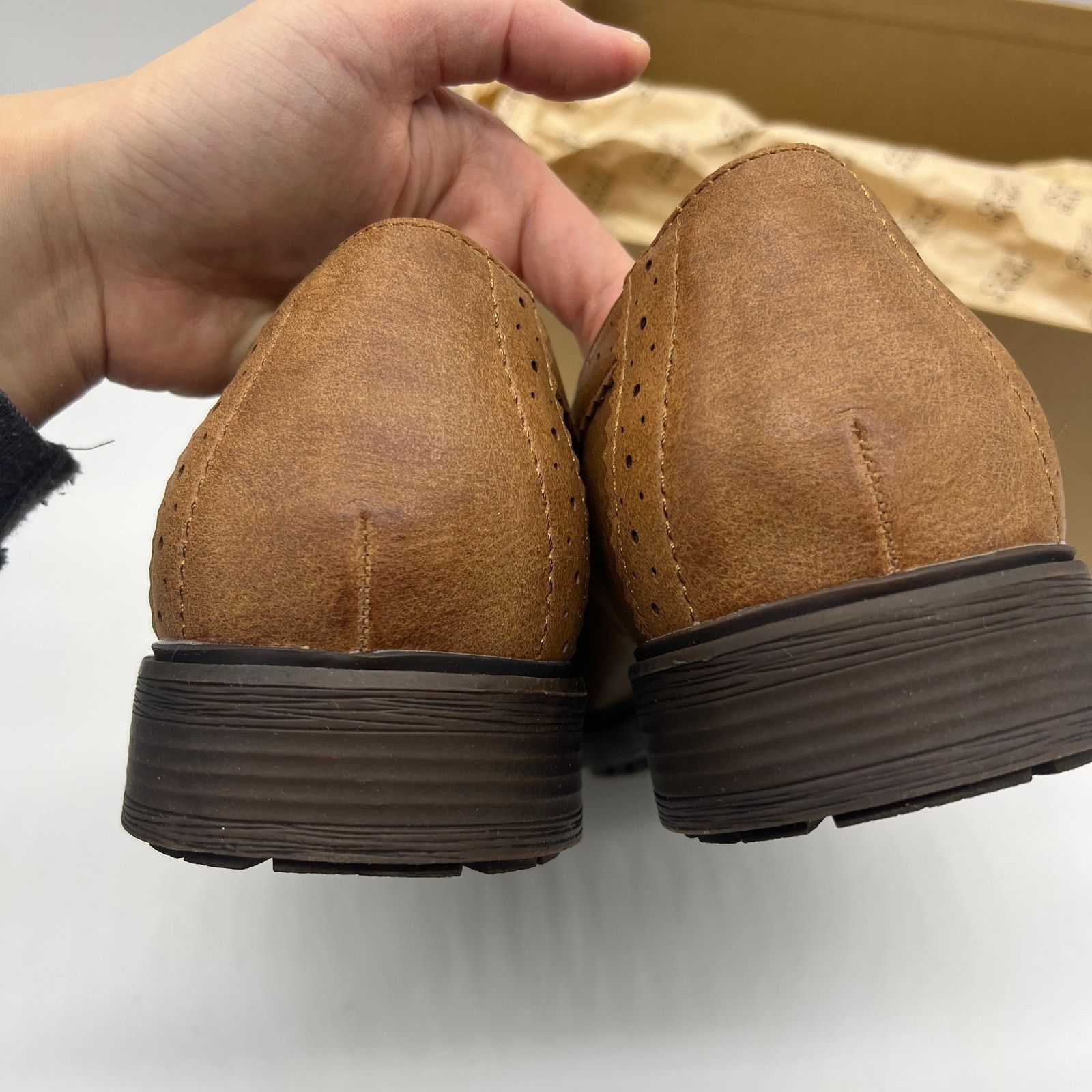 Other Frye and Co. Mens Grant Cognac Oxford Shoes Brown Size US 12 / EU 45 - 10 Thumbnail