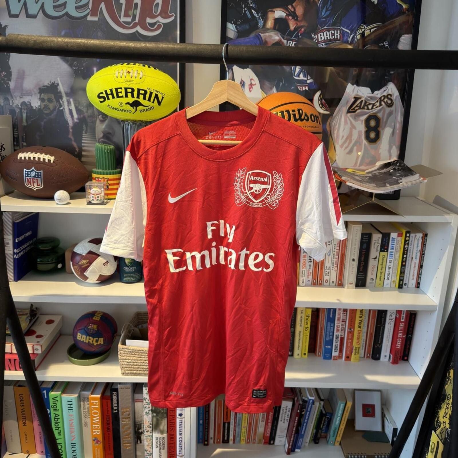 Nike Nike Arsenal Premier League 2010/11 Football Shirt Size US S / EU 44-46 / 1 - 1 Thumbnail