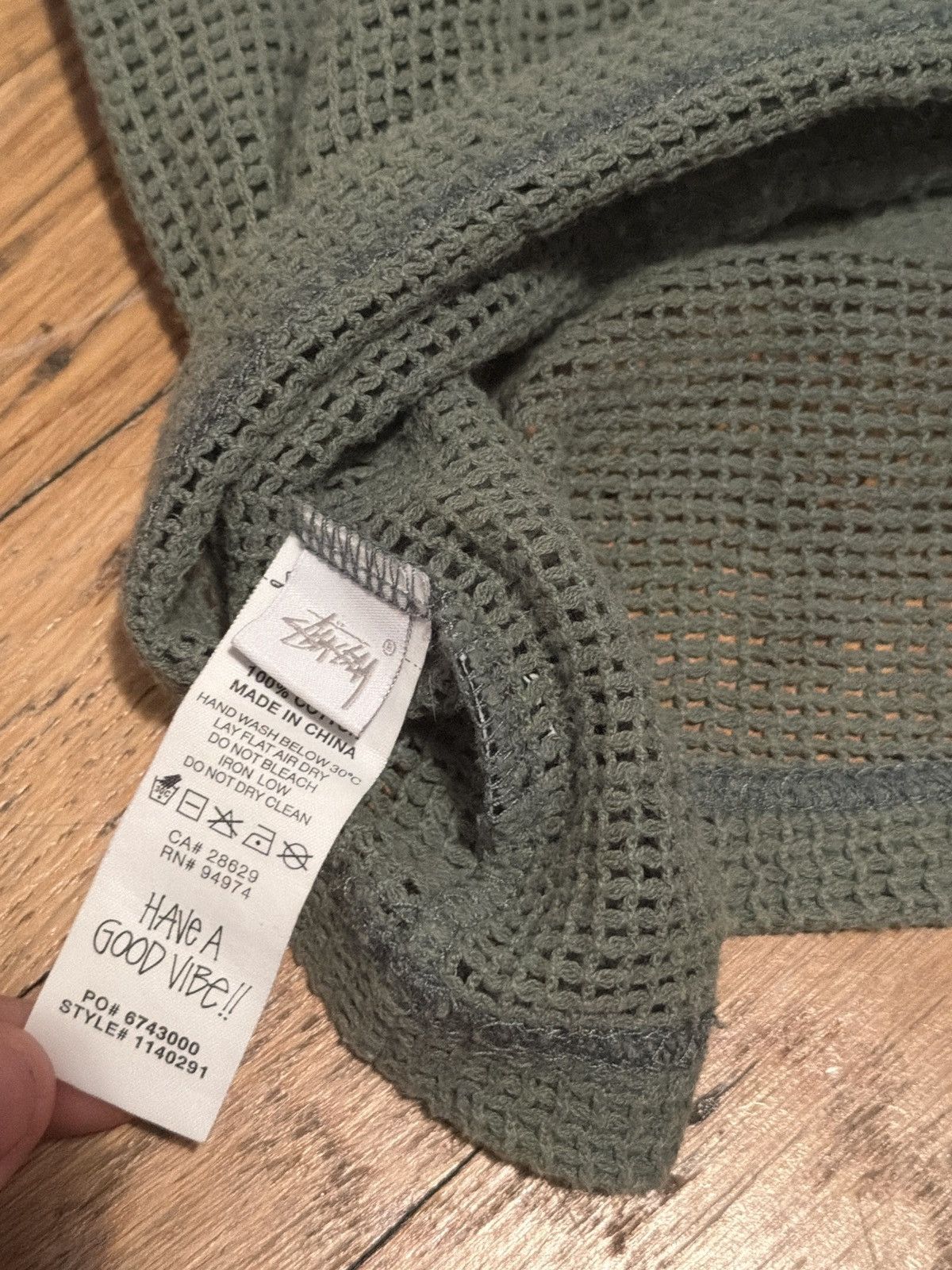 Stussy Stussy Mesh Knit Shirt Size US S / EU 44-46 / 1 - 4 Thumbnail