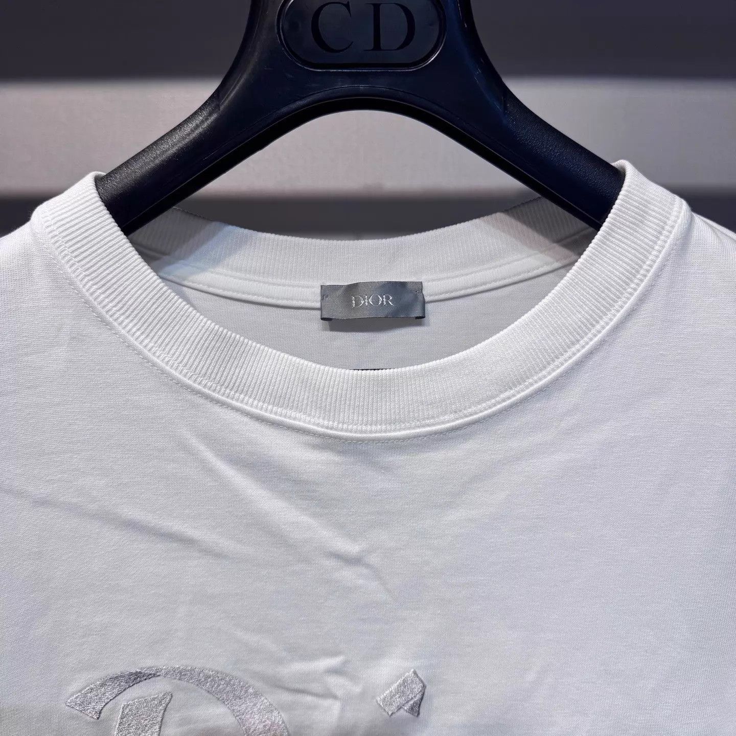 Dior Dior Chest Logo White Tee S Mint Size US S / EU 44-46 / 1 - 3 Thumbnail
