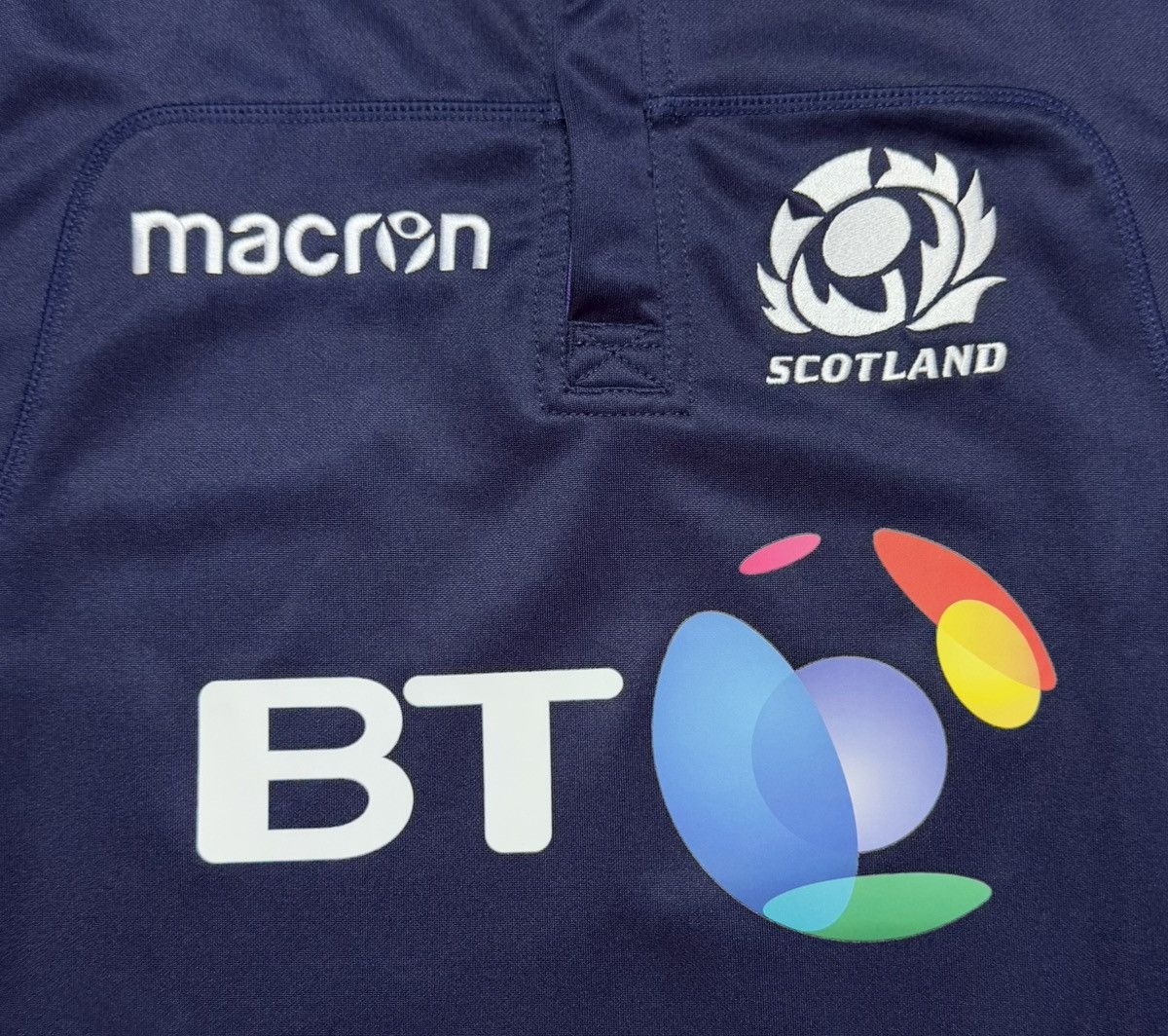 Macron Scotland 2017 2018 Home Rugby Shirt Jersey Macron Size US L / EU 52-54 / 3 - 7 Thumbnail