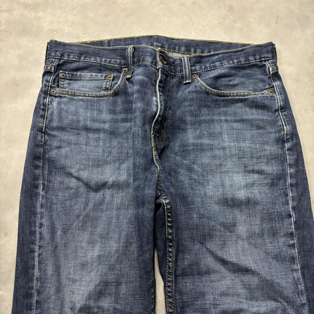 Levi's × Vintage Crazy Vintage Y2K/2000s Grunge Levis Dark Wash Denim Jeans! Size US 34 / EU 50 - 5 Thumbnail