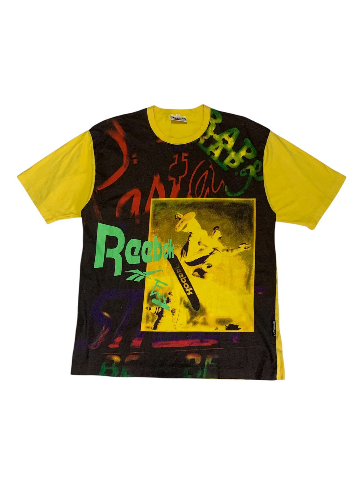 Reebok Vintage Reebok Skateboard Overprint T-Shirt Size US L / EU 52-54 / 3 - 2 Thumbnail