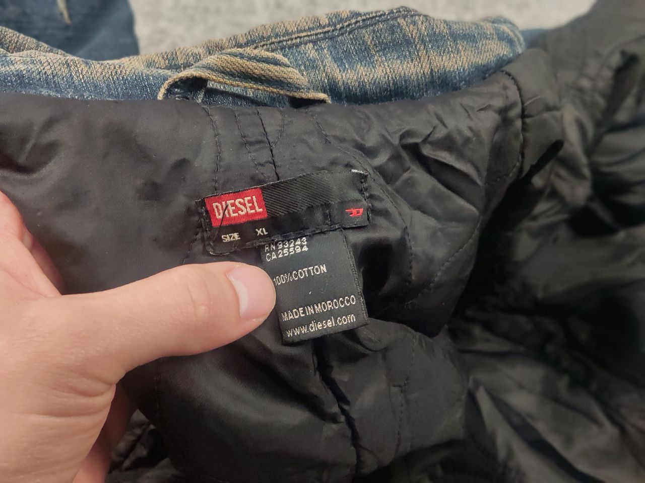 Diesel Vintage Diesel Archive Y2K Style Denim Faded coat Jacket Size US XL / EU 56 / 4 - 22 Thumbnail