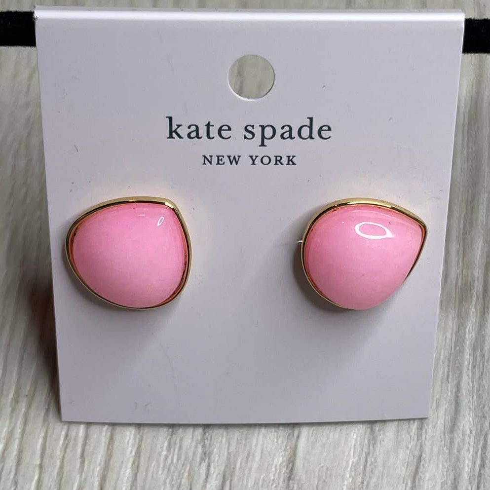 Kate Spade Kate Spade Pearl Drops Studs Earrings in Pink / Gold Tone Size ONE SIZE - 2 Thumbnail