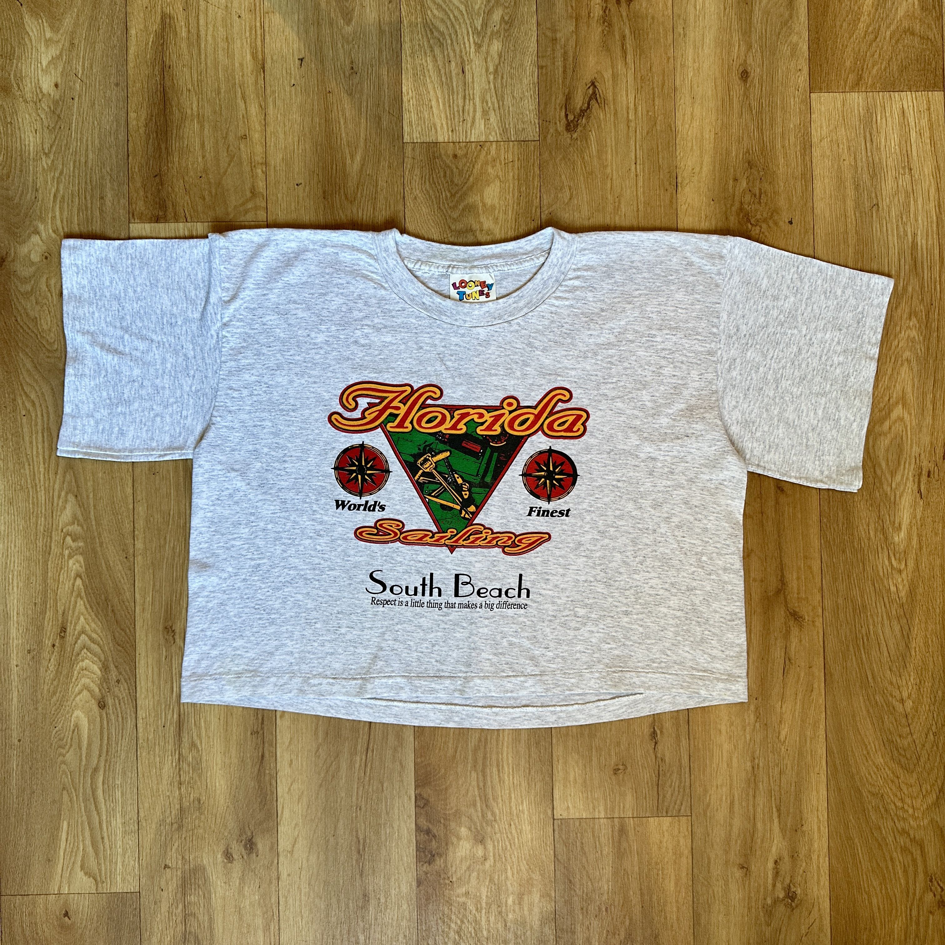Vintage Looney Tunes Florida Single Stitch T-Shirt USA 1992 Cotton Size US M / EU 48-50 / 2 - 1 Thumbnail