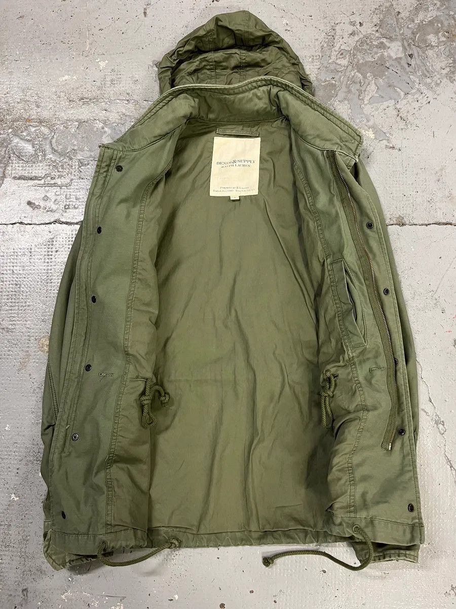 Polo Ralph Lauren 2010s Ralph Lauren Denim Supply Military Khaki Parka Cargo Jacket Size US M / EU 48-50 / 2 - 9 Thumbnail