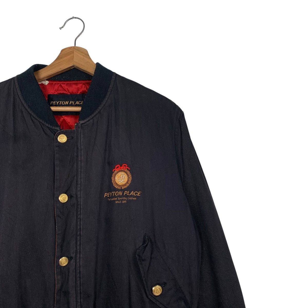 Japanese Brand Peyton Place Bomber Jacket Size M / US 6-8 / IT 42-44 - 5 Thumbnail