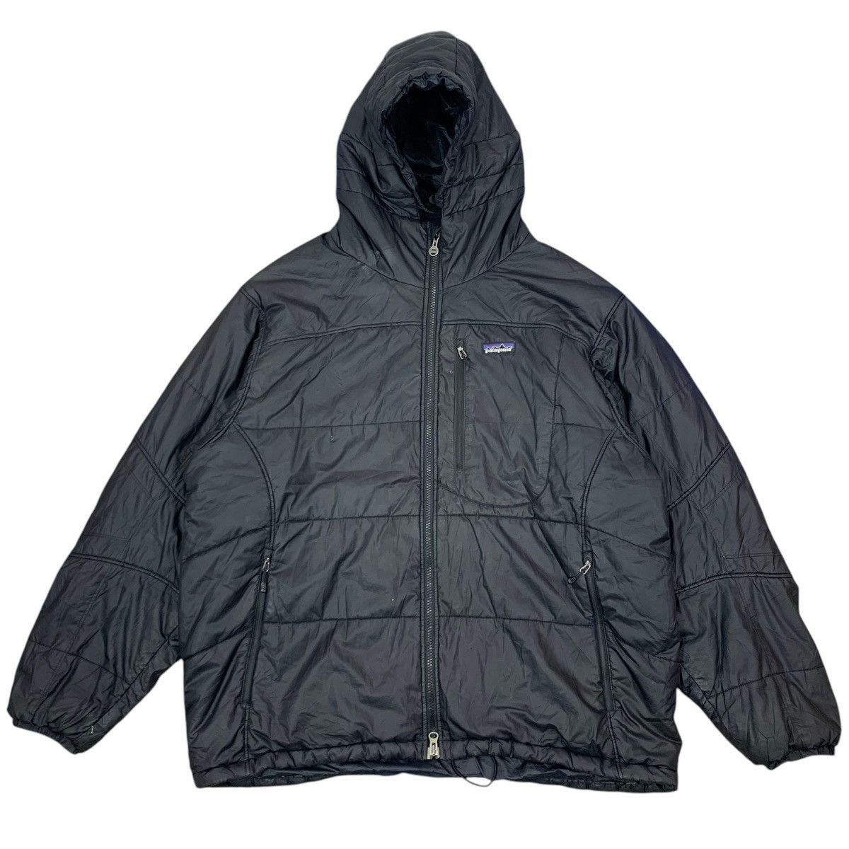 VINTAGE PATAGONIA BLACK PUFFER JACKET