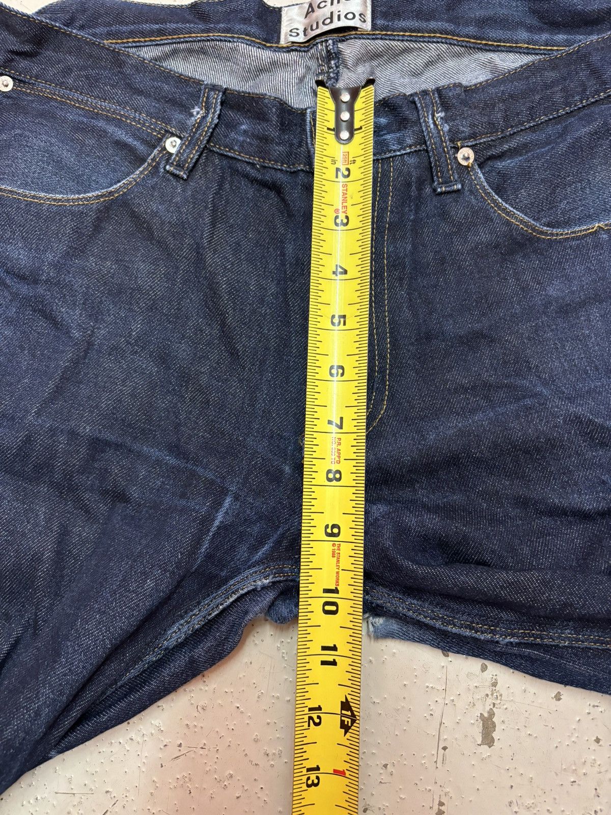 Acne Studios × Designer ***FINAL DROP***RARE ACNE STUDIOS MAX RAW DENIM 36 Size US 36 / EU 52 - 7 Thumbnail
