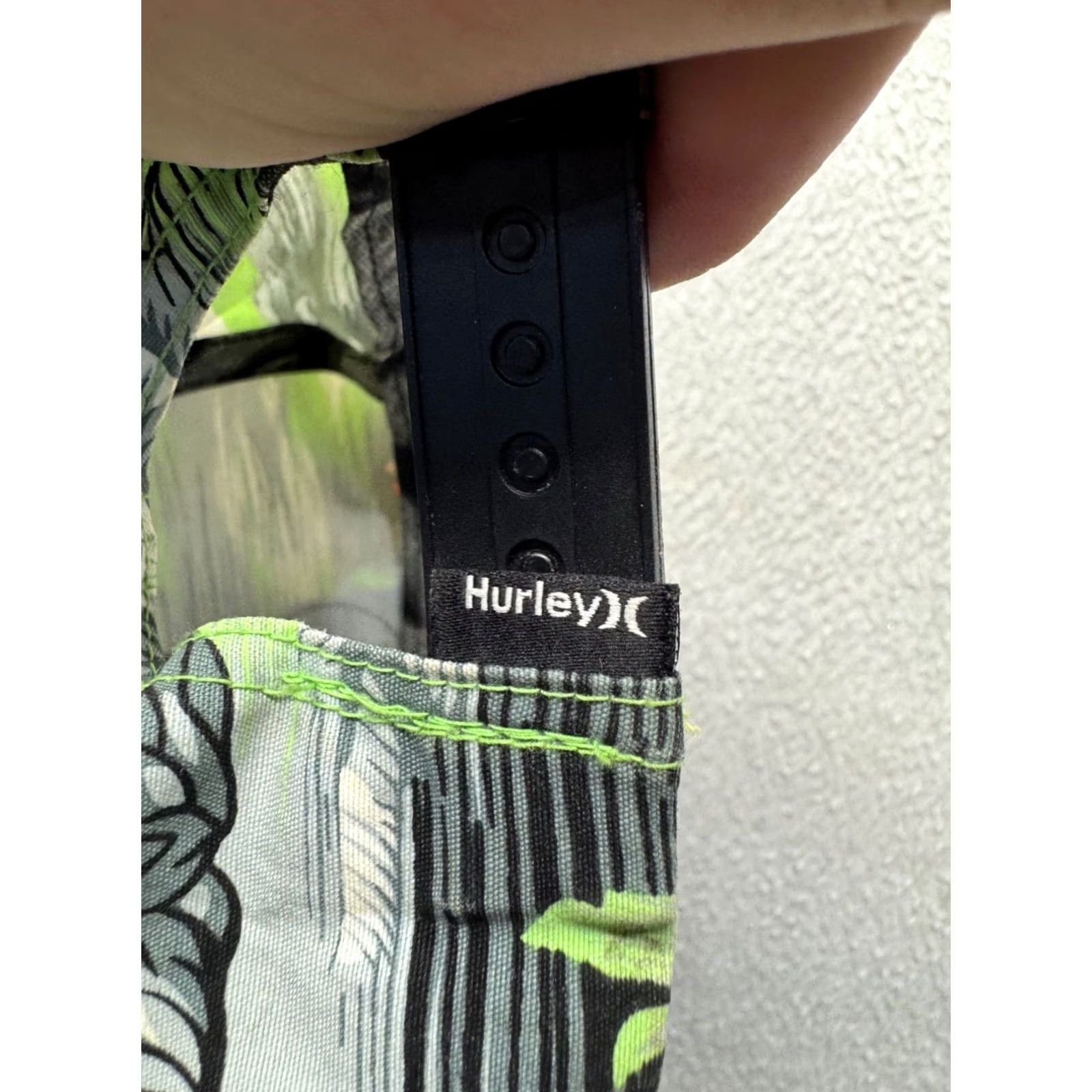 Hurley Hurley Snapback Hat One Size Green Tropical Floral Adjustable Cap Mens Size ONE SIZE - 6 Thumbnail