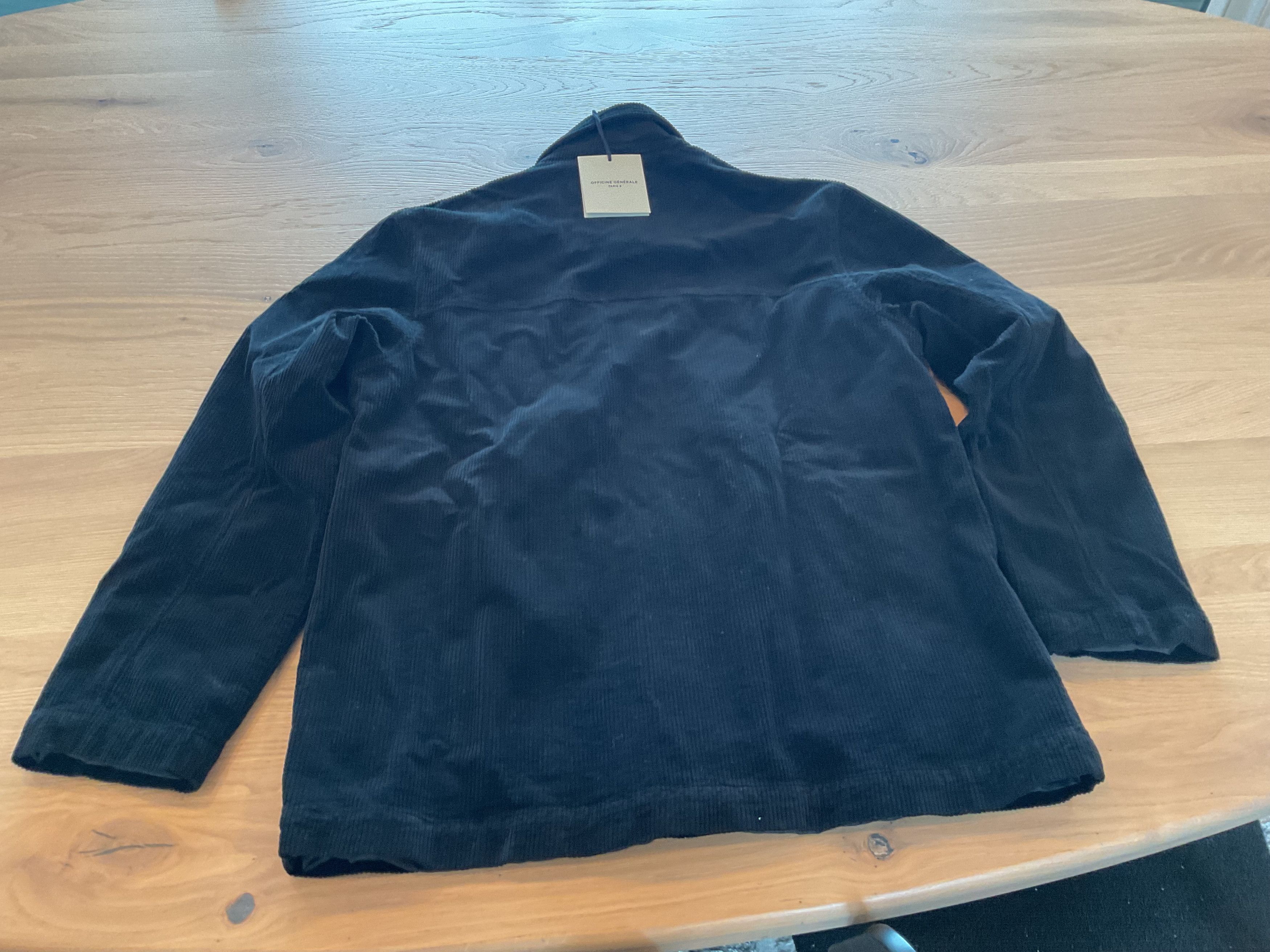 Officine Generale Ulysse Jacket Black Corduroy Size US M / EU 48-50 / 2 - 3 Thumbnail