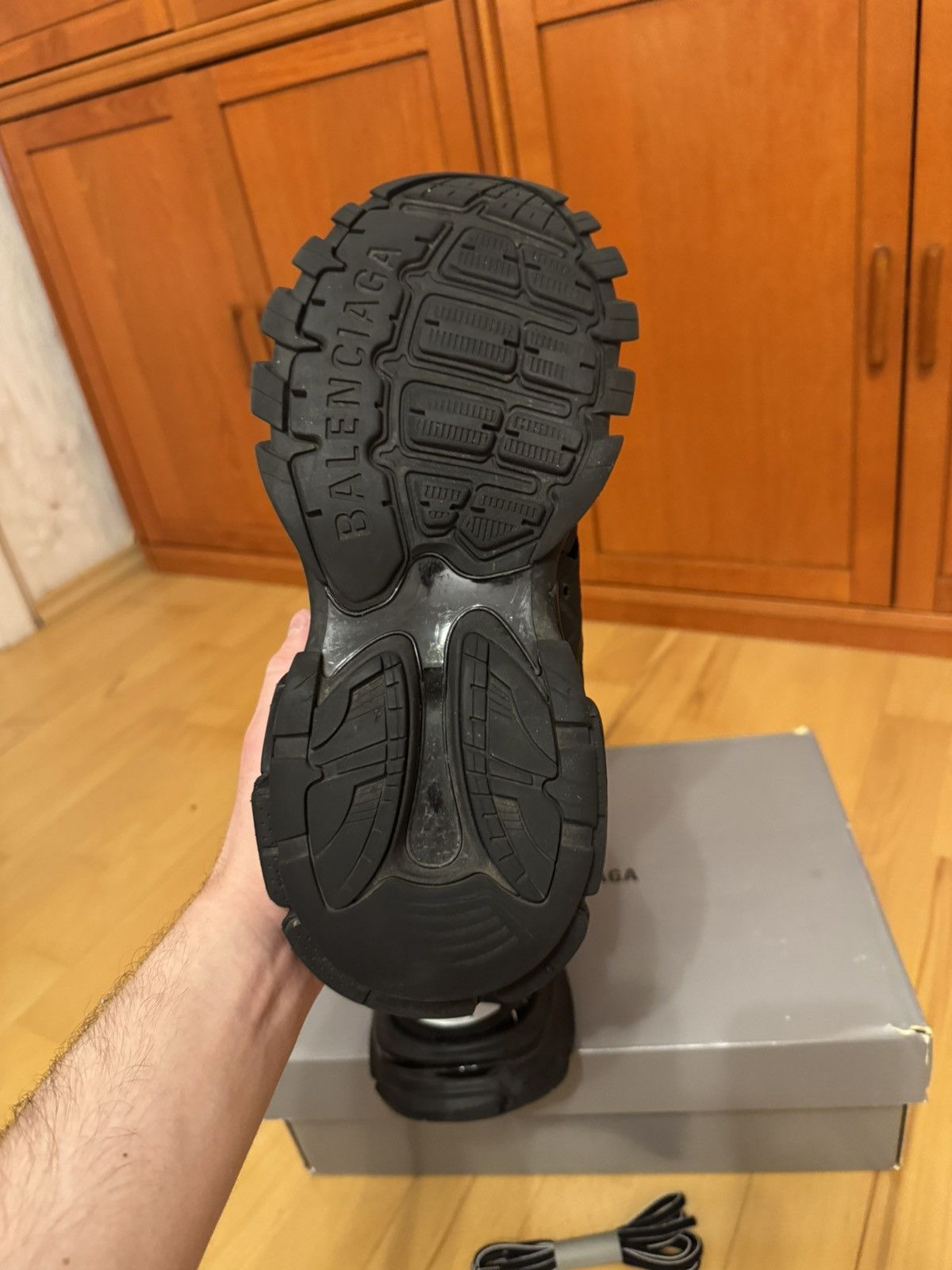 Balenciaga Balenciaga Track Triple Black Size US 11 / EU 44 - 9 Thumbnail