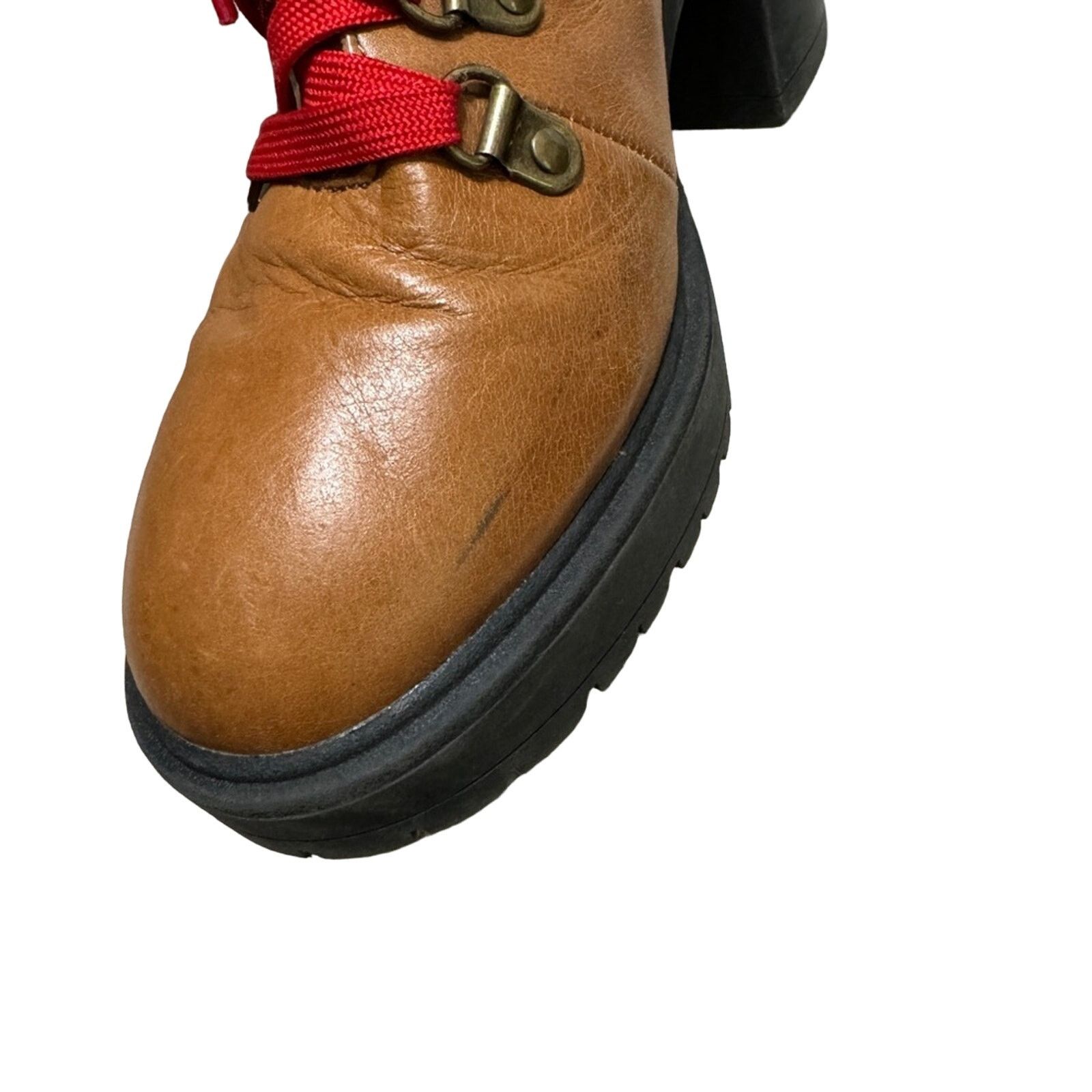 Steve Madden REVOLVE Steve Madden Royce Bootie in Cognac Leather Size 7.5 Size US 7.5 / IT 37.5 - 10 Thumbnail