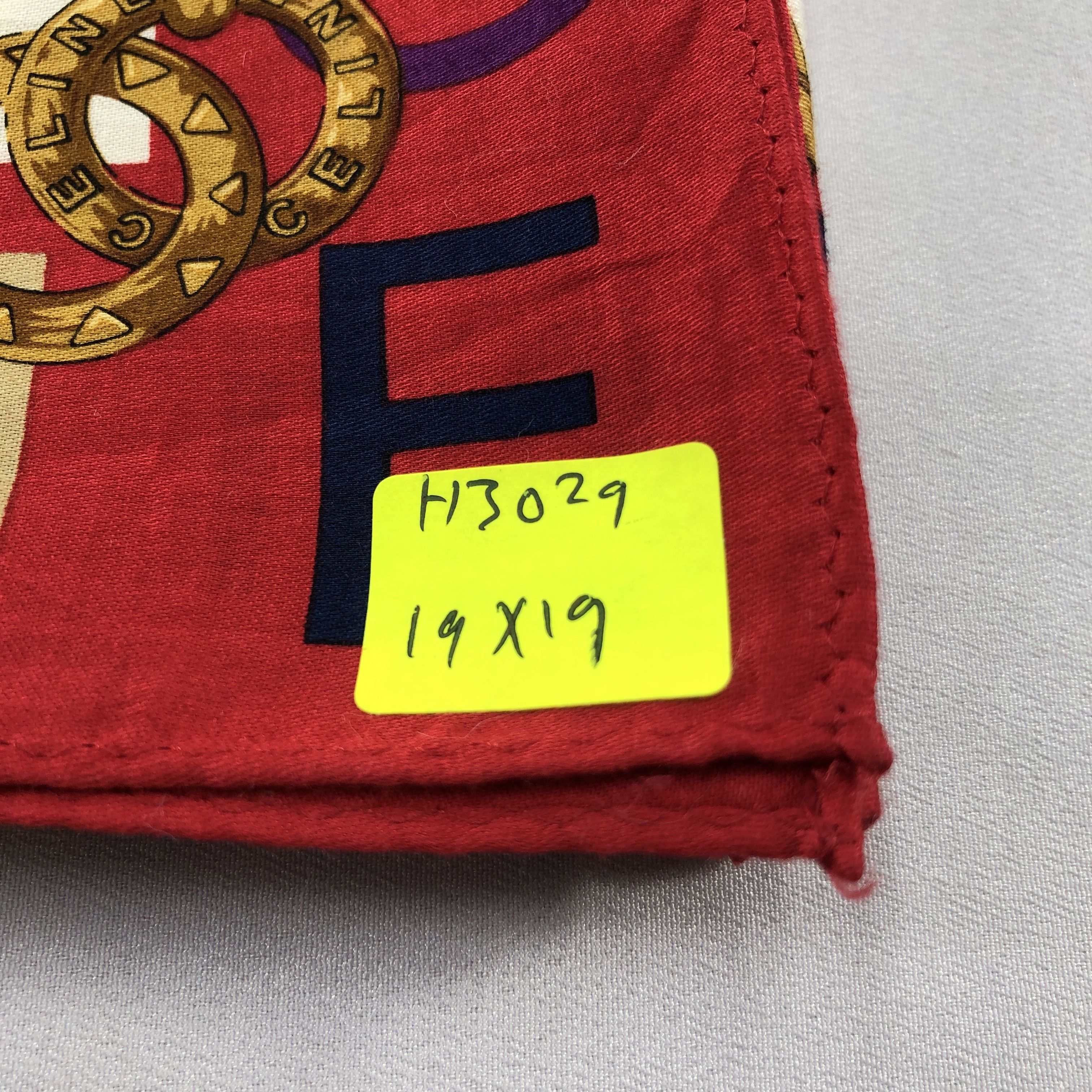 Celine Celine Handkerchief Neckerchief Bandana H3029 Size ONE SIZE - 15 Thumbnail