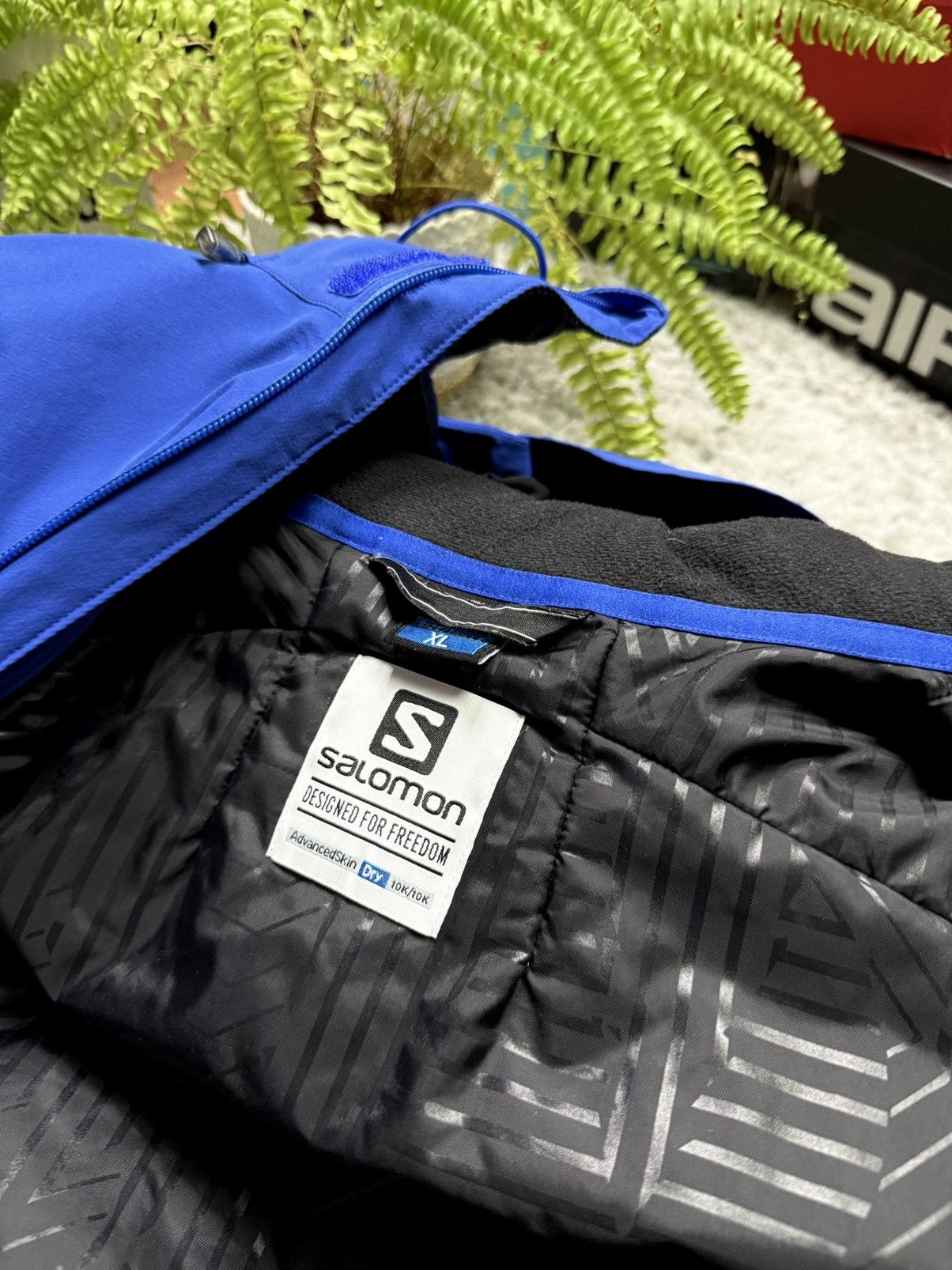 Salomon Gore-tex Solomon Jacket Outdoor Waterproof Puffer Logo Drill Size US XL / EU 56 / 4 - 11 Thumbnail
