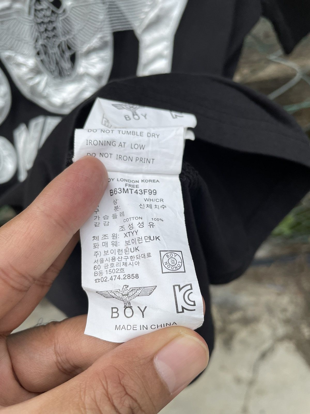 Boy London Boy London Big Spell Silver Streewear Size US S / EU 44-46 / 1 - 13 Thumbnail