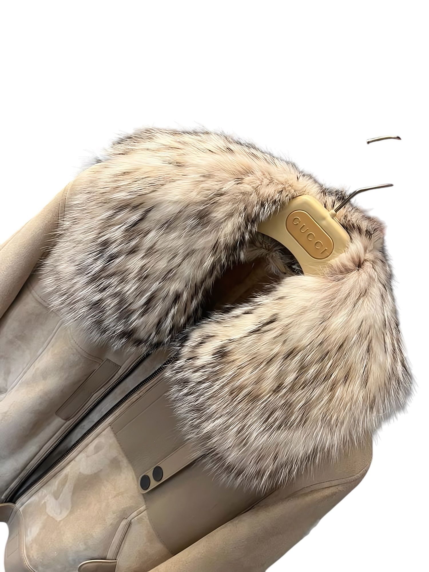 Gucci FUR LINING SUEDE LEATHER JACKET MINK FUR COLLAR BY TOM FORD Size US M / EU 48-50 / 2 - 5 Thumbnail